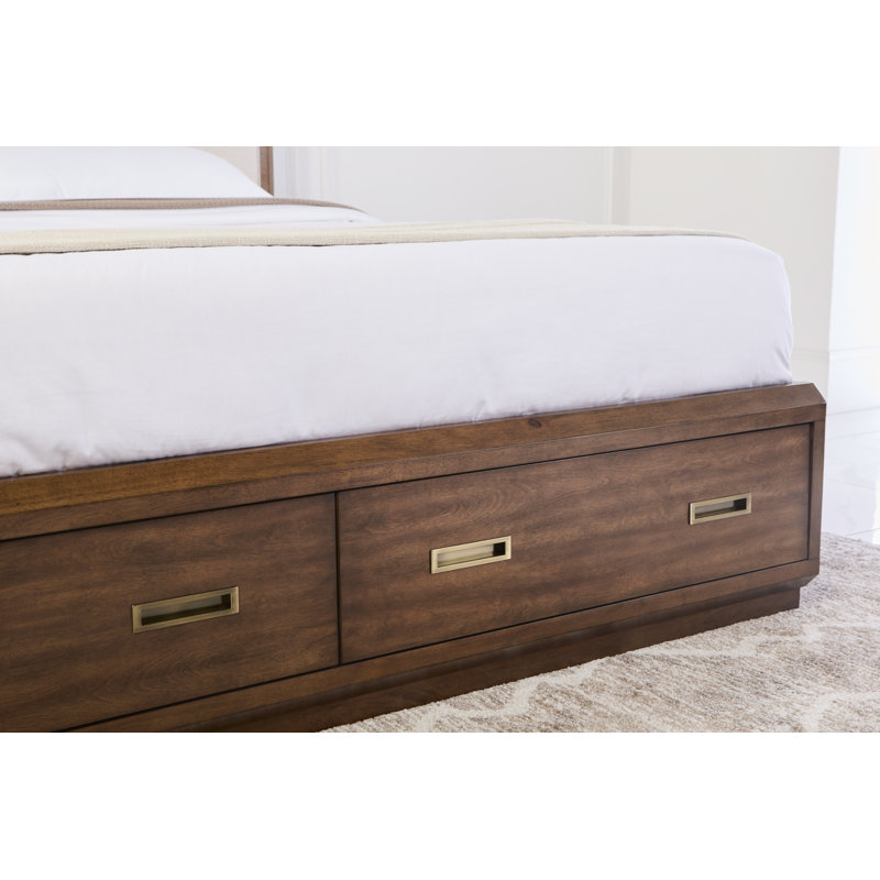 Folia Upholstered Storage Bed Birch Lane